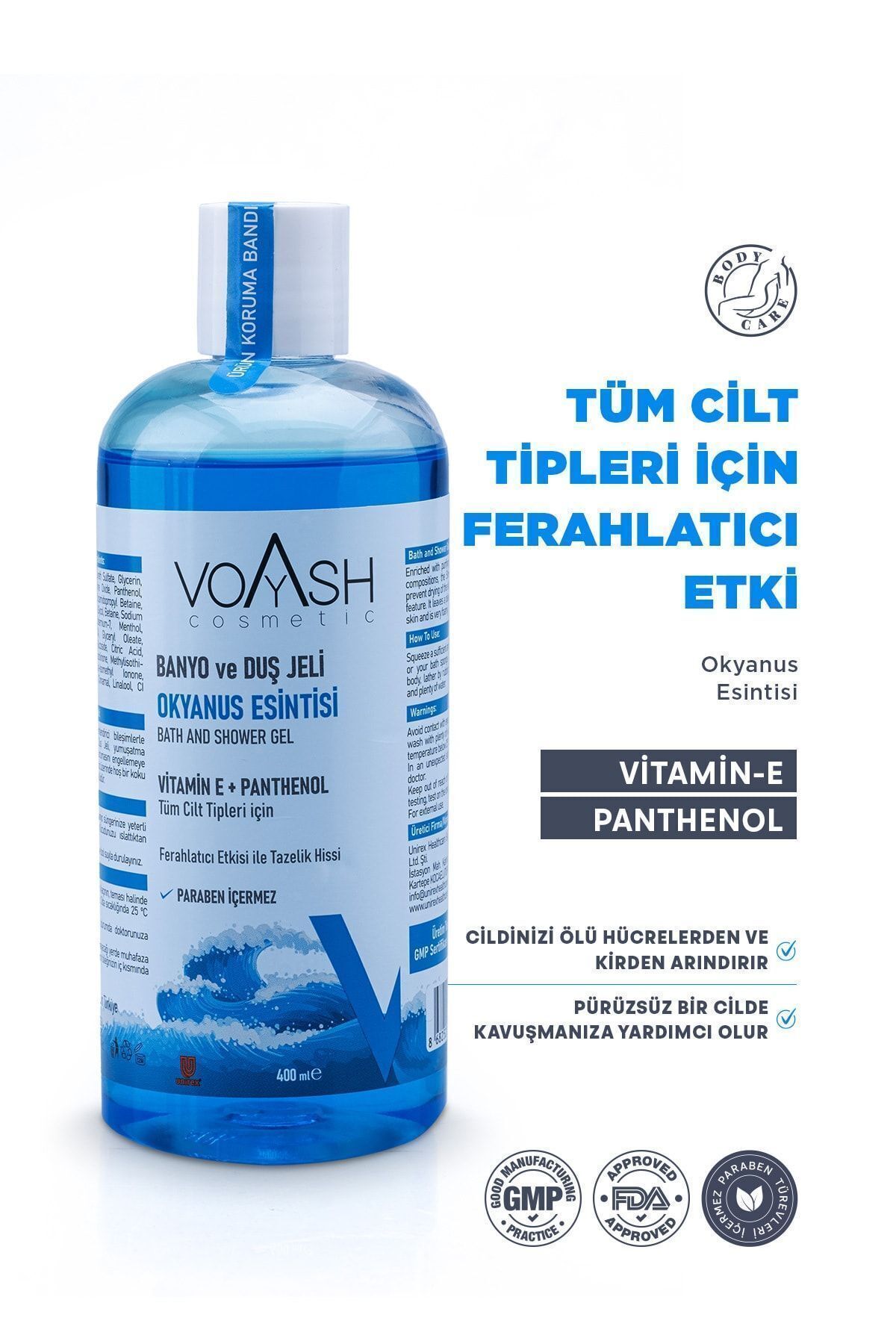 Voyash Banyo Ve Duş Jeli Okyanus Esintisi 400 ml