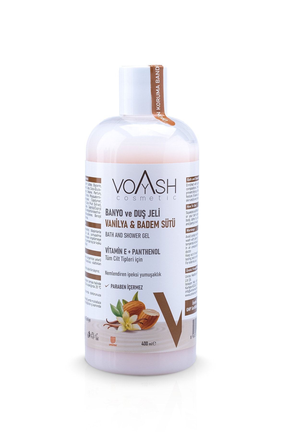Voyash Banyo Ve Duş Jeli Vanilya & Badem Sütü 400 Ml