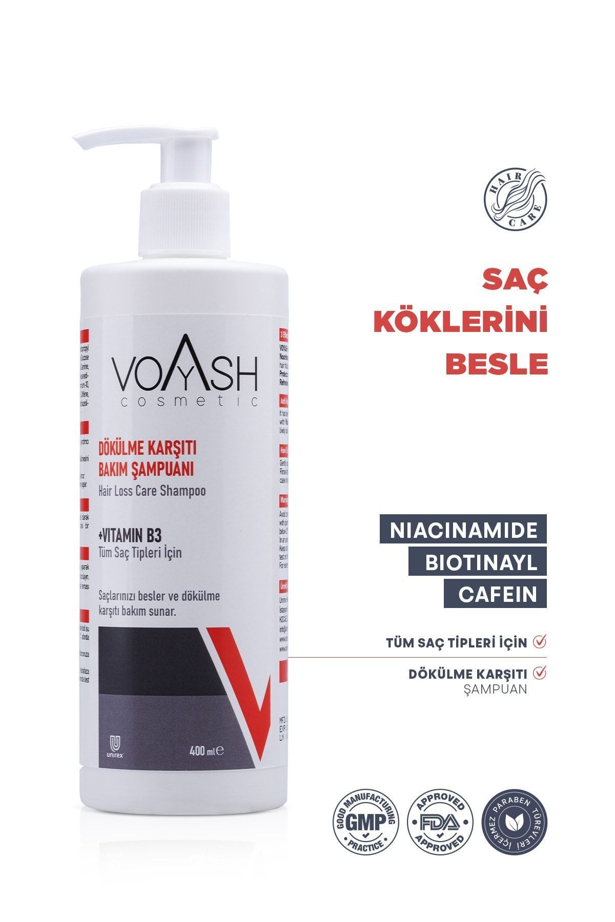 Voyash Dökülme Karşıtı Bakım Şampuanı 400 Ml
