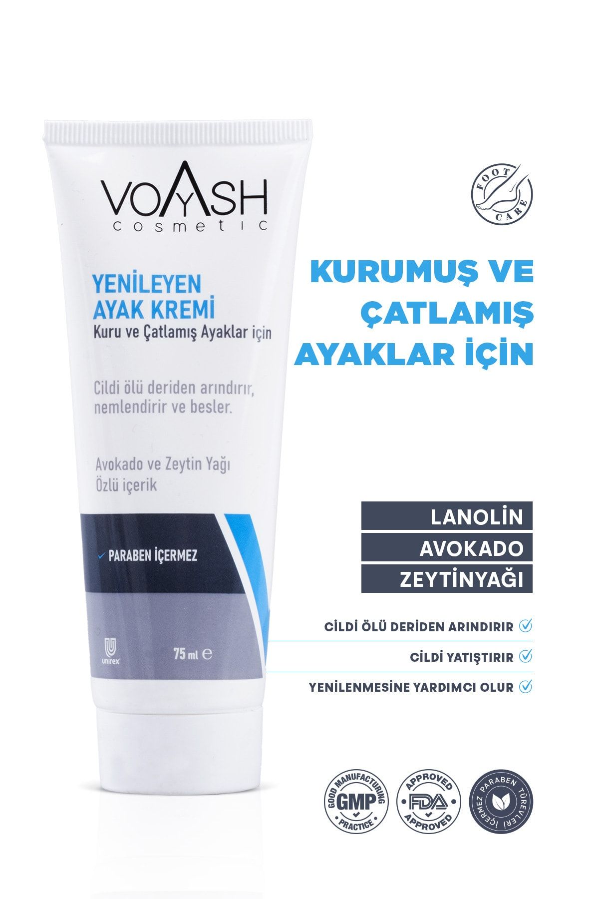 Voyash Onarıcı El Kremi 75 Ml